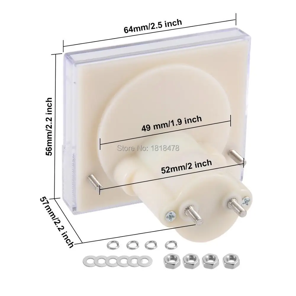 85C1 0-50mA 1mA 20mA 30mA 100mA 200mA 500mA DC Аналоговая Панель Амперметр переменного тока измеритель тока Амперметр измерительный прибор 85C1 белый 0-50mA 64*56 мм