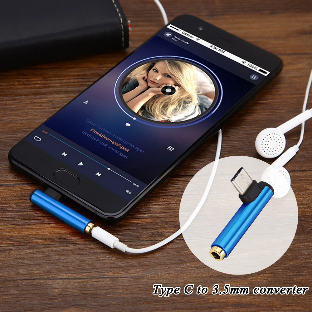 

Metal USB Type-C Male To 3.5mm Jack Female Usbc Type C To 3.5 Headphone Audio Aux Adapter for Huawei Mate 20 Pro Xiaomi Mix 2