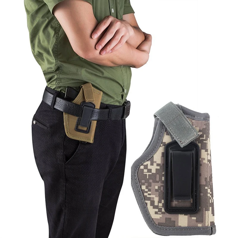Пистолет кобура скрытый ремень с кобурой металлический зажим IWB OWB кобура для страйкбола пистолет сумка товары для охоты для всех размеров пистолеты