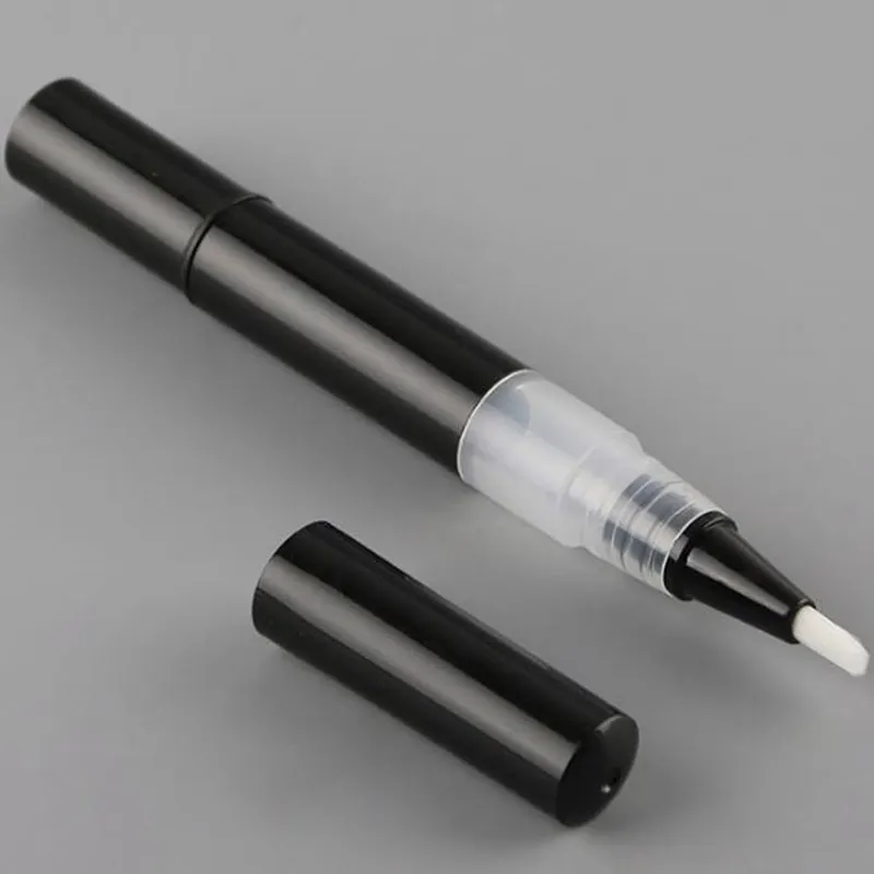 

3ML Plastic Twist Pen, Portable Cosmetic Pen With Multiple Brush Head Used, Lip Gloss Tube,Dial Up Pen 200pcs