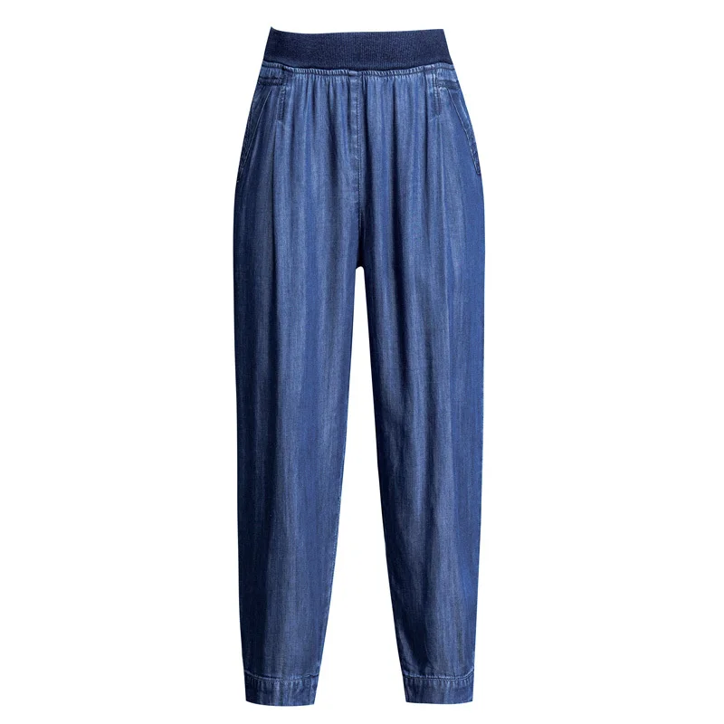 

Spring Summer Boyfriend Jeans For Women High Waist Mom Jeans Plus Size 4XL Feminino Thin Harem Denim Pants