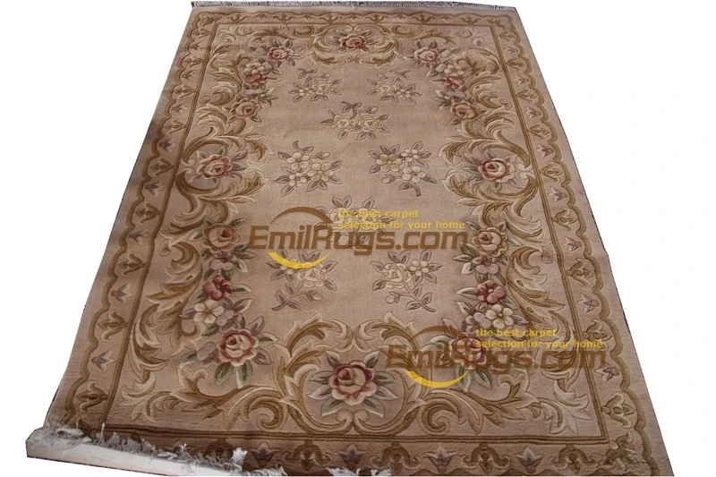 Шерстяной французский ковер машинного производства, толстый плюшевый ковер, ковер на заказ 137X198 см 4,5 'X6. 5' R-15 129gc85savyg28