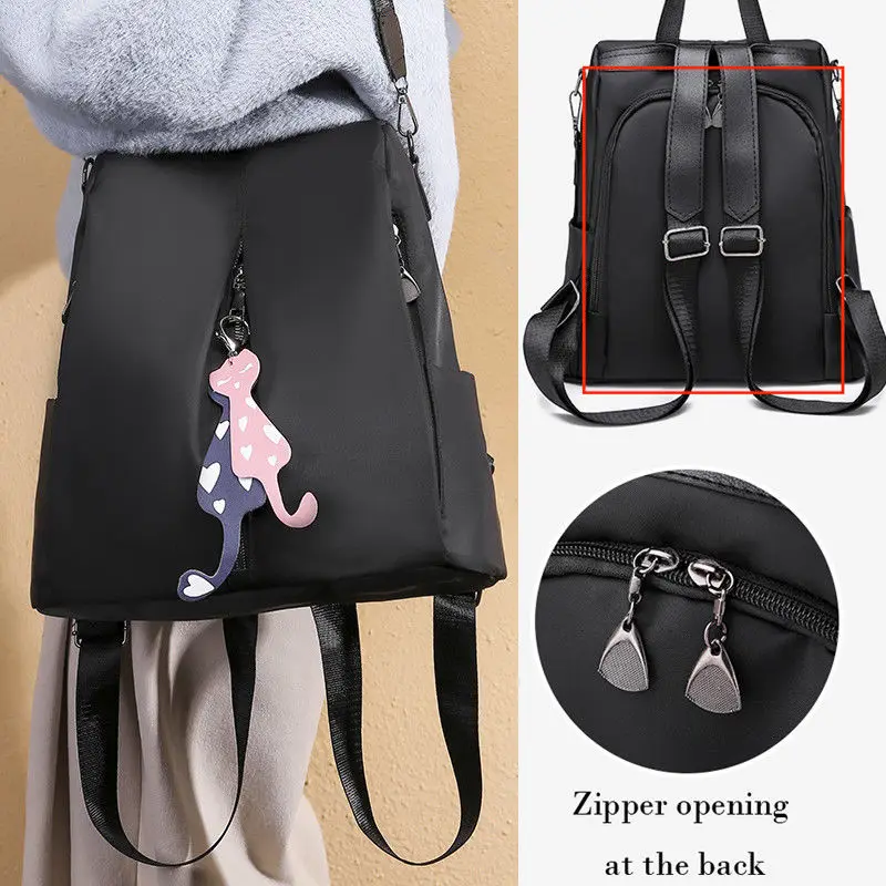 

Women's PU Leather Satchel Shoulder Backpack School Rucksack Bags Travel Lot