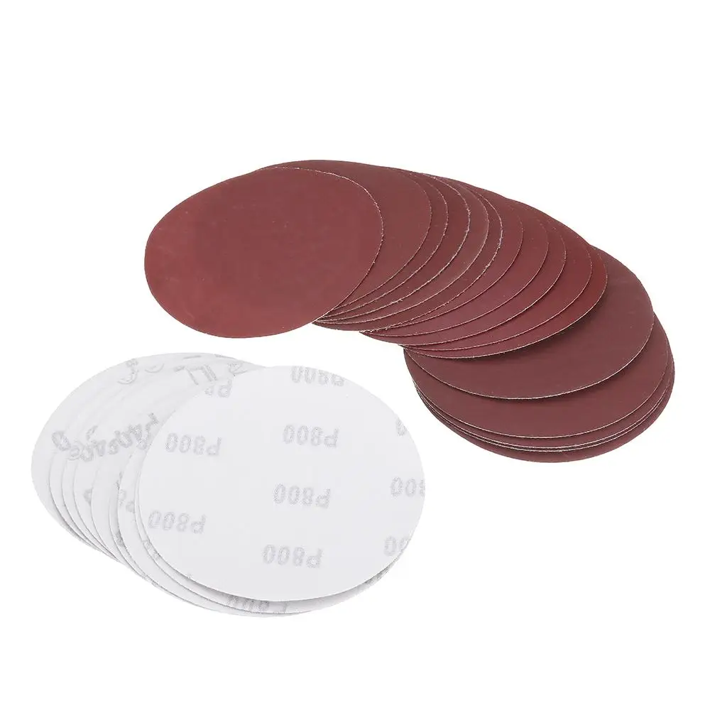 

25pcs 5 Inch 400-1200 Grit Sand Paper 150mm Aluminum Oxide Sanding Polishing Disc Sandpaper Abrasive Tool New