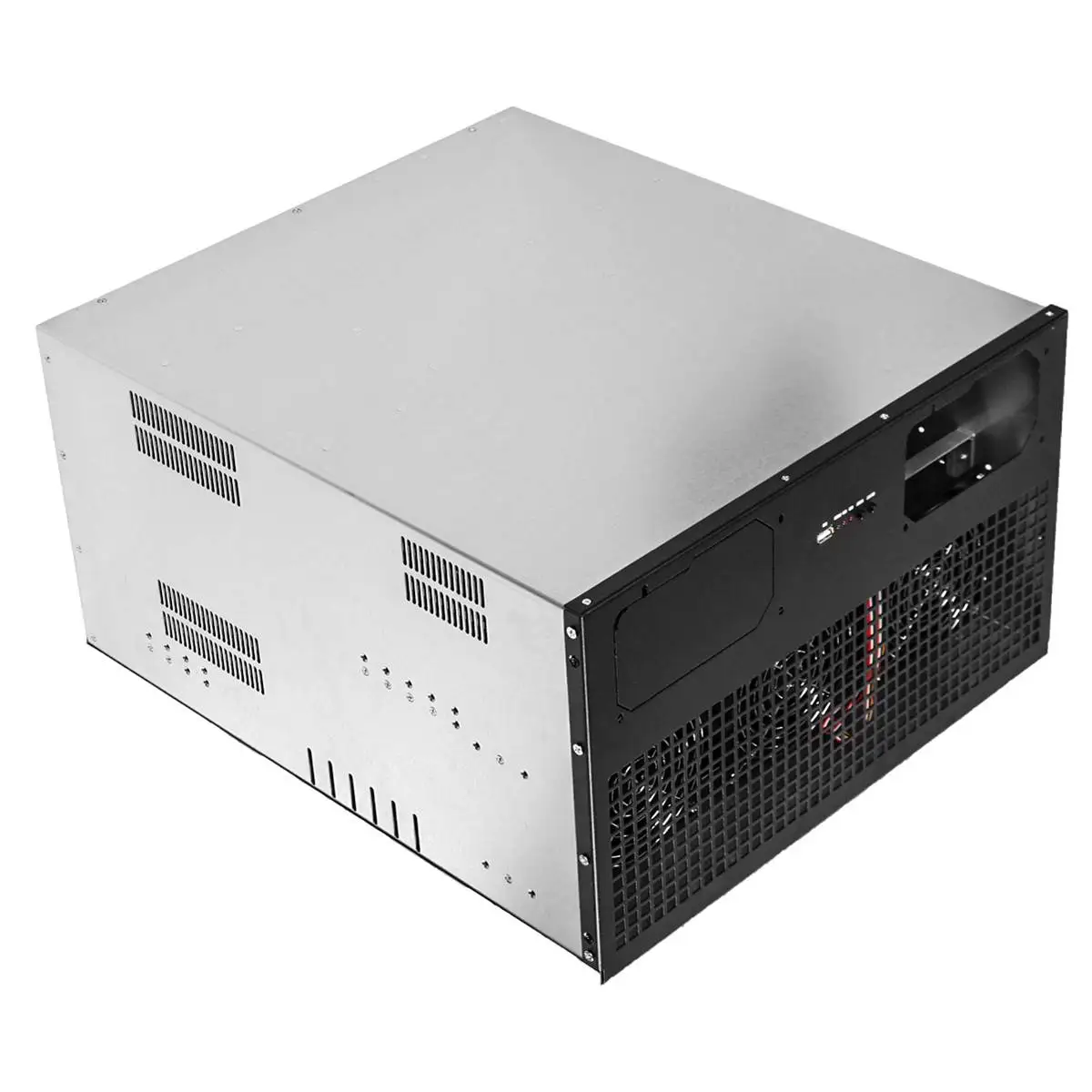 6 GPU eth/ZEC/HSR Miner Case Ethereum Miner Power Supply For BTC Coin Miners support 6 graphics Card Interface Mining Power
