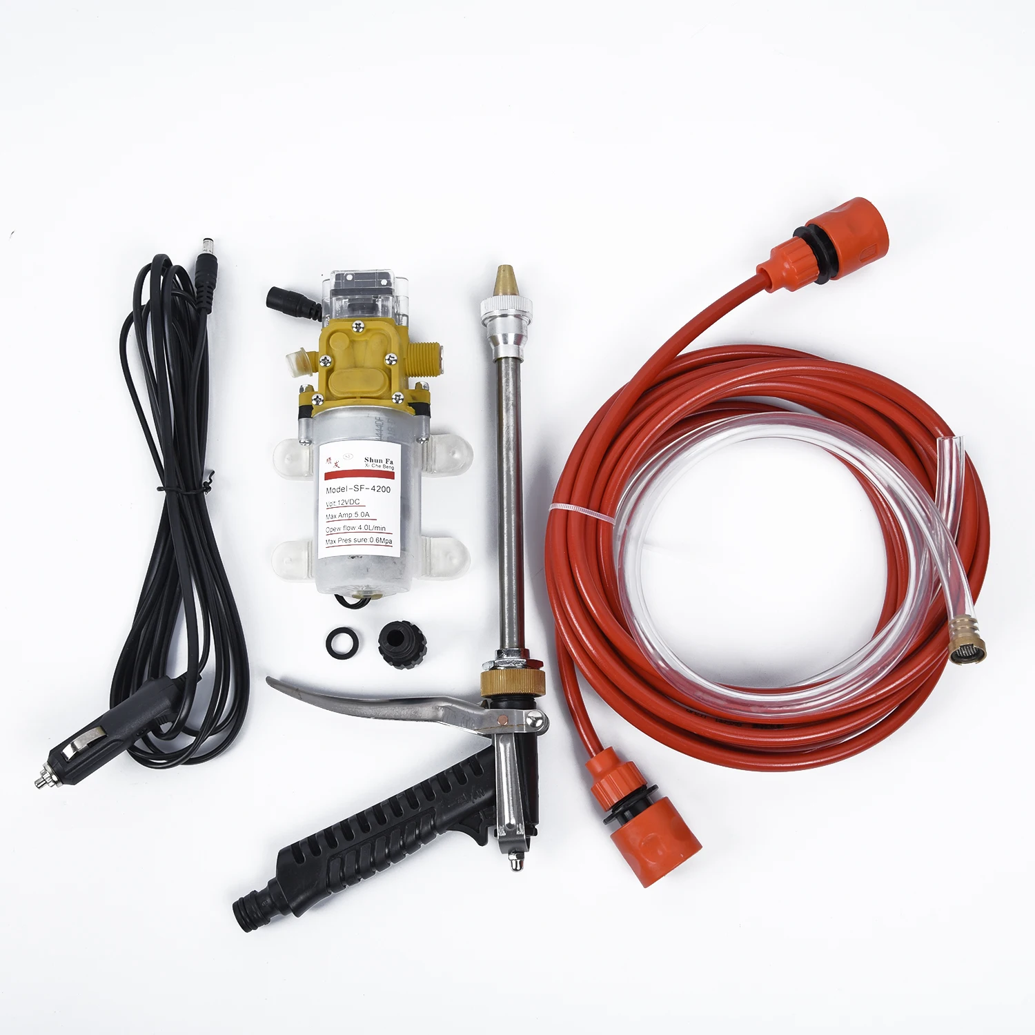 

Car Washer Cleaner Water Wash Pump Sprayer Set High Pressure Best Quality 12V