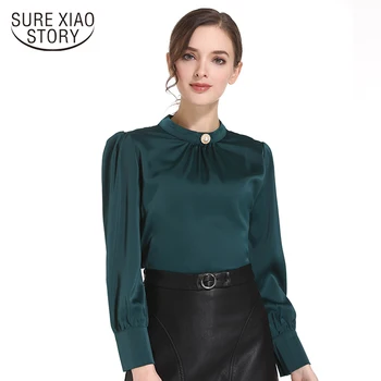 

blusas mujer de moda 2019 long sleeve women shirts womens tops and blouses chiffon blouse shirt feminina plus size tops 1418 45