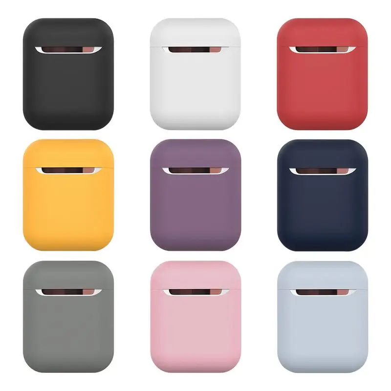 

Earphone Case Multifunction Colorful for AirPods Shockproof Scratchproof Wireless Bluetooth Earphone Silicone Protection Case