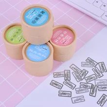 20 шт./кор. офисный маленький держатель книги студенческие принадлежности W001 W006 креативные милые металлические закладки