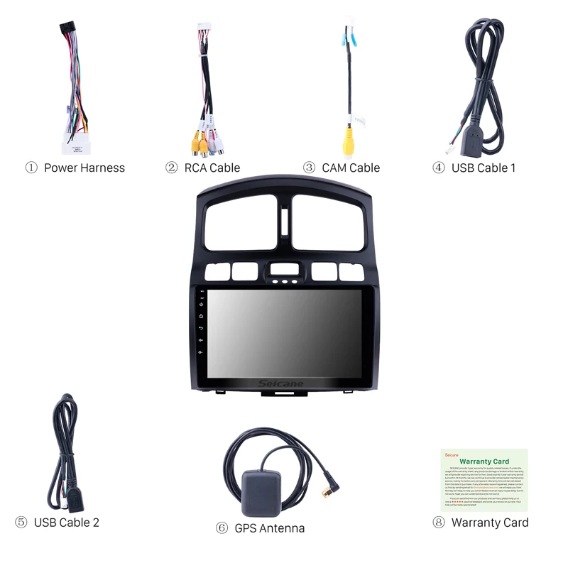 Perfect Seicane Car GPS Navi Stereo Android 8.1/9.0 9" Car Head Unit for Hyundai Classic Santa Fe 2005-2015 Support TV Tuner Rear Camera 3 Perfect Seicane Car GPS Navi Stereo Android 8.1/9.0 9" Car Head Unit for Hyundai Classic Santa Fe 2005-2015 Support TV Tuner Rear Camera 3