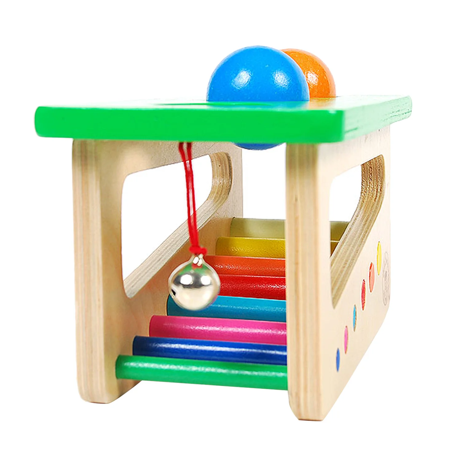 Детский красочный деревянный молоток палка ящик с молотком игрушки деревянные стучки ударные звуковые игрушки развивающие игрушки