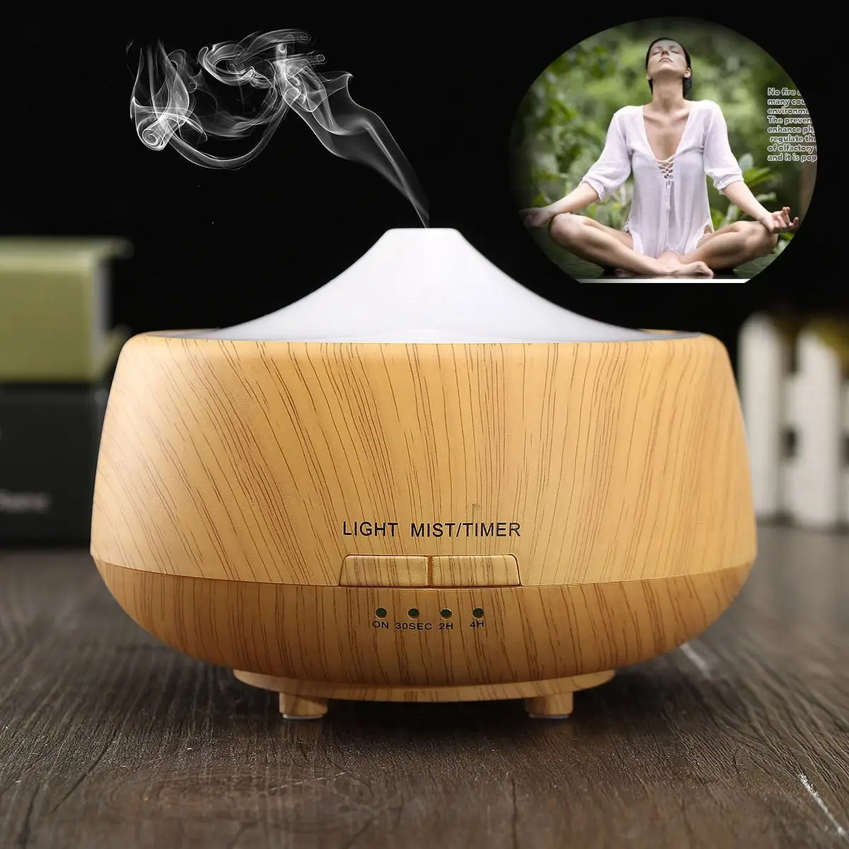 

250ML Air Humidifier Essential Oil Diffuser Humidificador Mist Maker LED Aroma Diffusor Aromatherapy 7 LED Colors