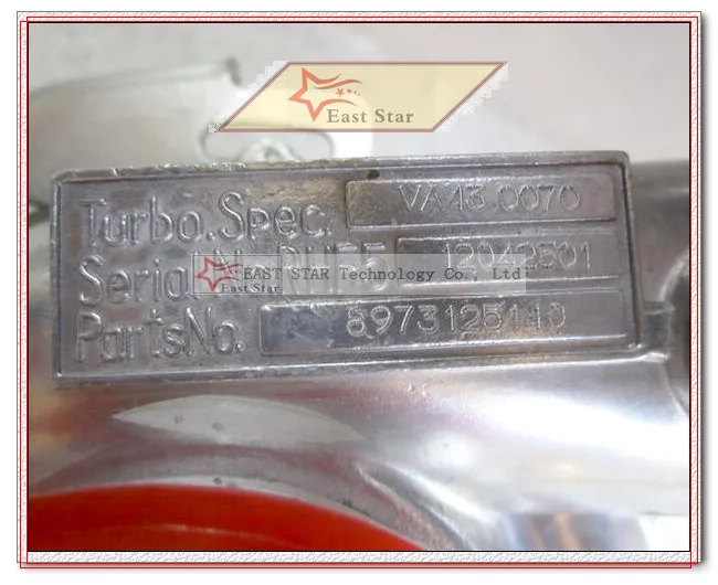 RHF5 8973125140 Turbocharger Turbo For ISUZU Trooper SUV 2000-2011 Opel Monterey B SUV 1998-1999 4JX1T 4JX1TC 3.0L DTI 160HP (6)