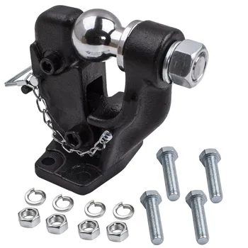 

8 ton Pintle hook w/ combination 50mm tow ball rated 3.5 ton HITCH TRAILER Truck