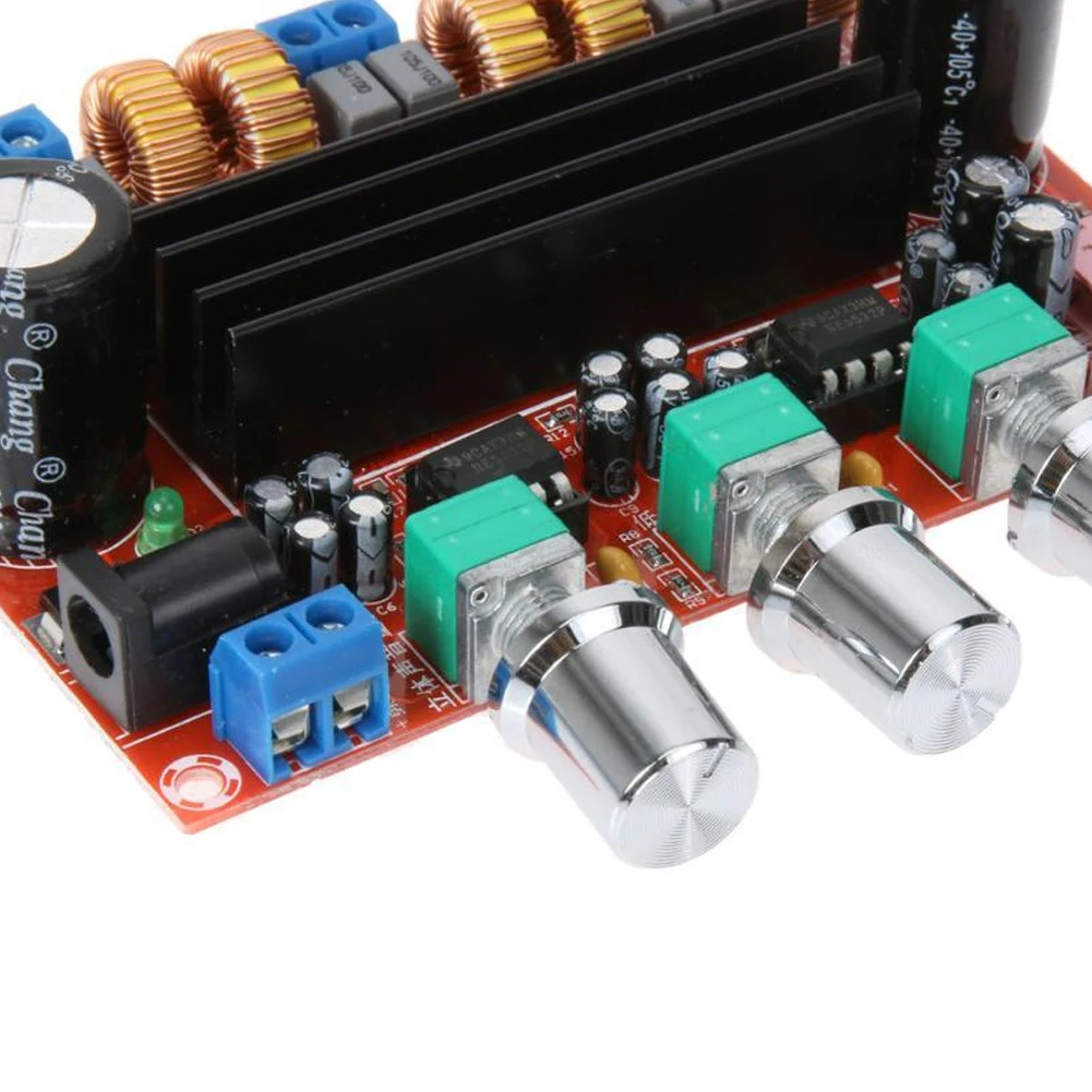 EMVANV Channel Digital Amplifier Module Subwoofer Vehicle Auto Power Audio Sereo Board TPA3116D2 50Wx2 +100W 2.1 | Электроника