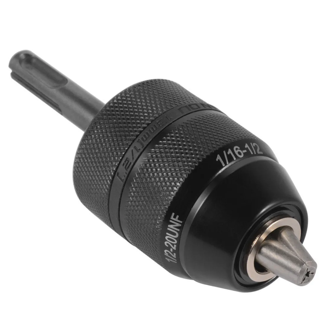 1Pc Keyless Drill Chuck SDS Chuck Adapter Heavy Duty 13mm 1/2-20UNF Keyless Drill Chuck With SDS Adaptor Hand Tool 1Pc Keyless Drill Chuck SDS Chuck Adapter Heavy Duty 13mm 1/2-20UNF Keyless Drill Chuck With SDS Adaptor Hand Tool