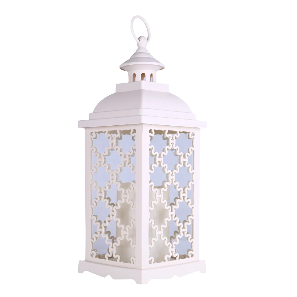 

White Hollow Holder Candlestick Lantern Hanging Candlestick Party Decorations Christmas Candle Holders Decor Vintage Bridal Deco