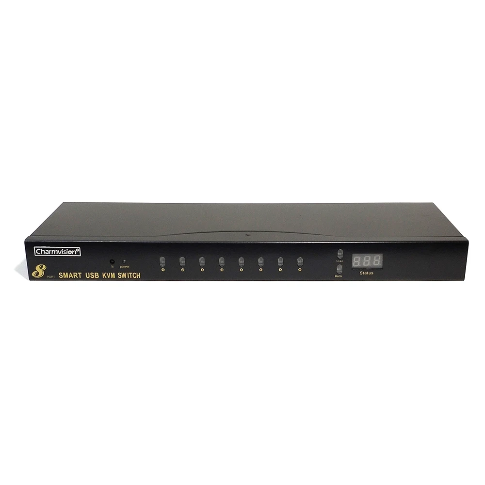 Usb коммутатор Charmvision UK801R 8 портов KVM 4 порта USB 2 0 синхронный пульт дистанционного