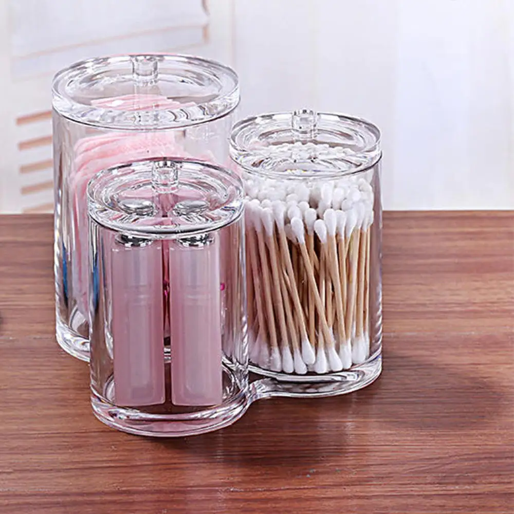 

4 Style Clear Makeup Storage Case Cosmetic Organizer Jewelry Storage Box Acrylic Home Storage & Organization Box