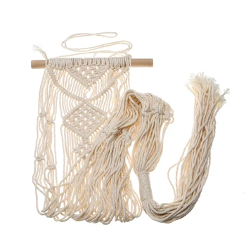 

40'' Vintage Macrame Wall Art Plant Hanger Flower Pot Holder Garden Planters Flower Pots Hanging Baskets