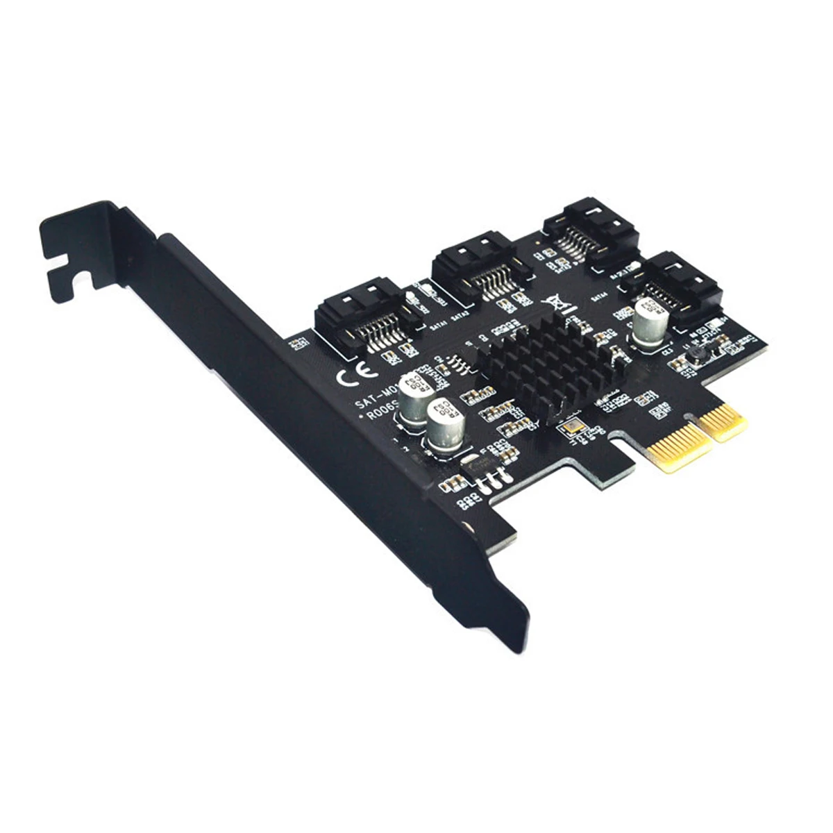 Плата расширения PCI E для контроллера sata3.0 4 порта 6G плата IPFS жесткий диск mining card