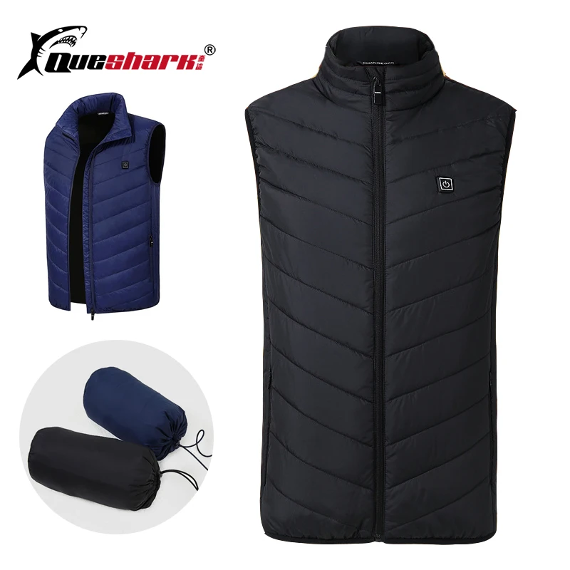 

Men Women Electric Heated Cycling Vest Heating Waistcoat USB Thermal Warm Clothing Winter Ski Snowboard Running Hiking Jacket
