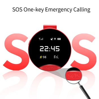 

Gosear H9 Elderly Smart GPS Positioning Locator Pocket Watch Monitor Support Small SIM Phone Card Two-Way Call for Help SOS