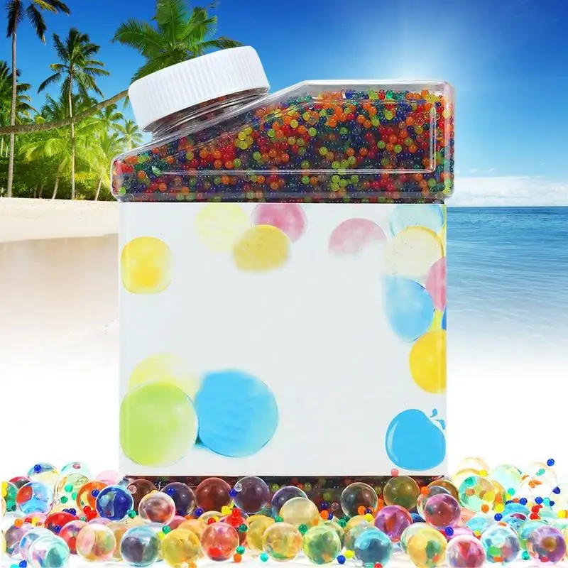 

Jelly Water Beads Growing Balls Water Beads Pack Rainbow Mix Kid's Sensory Toys Vase Decor 275g Crystal Mud Water Gun Marble