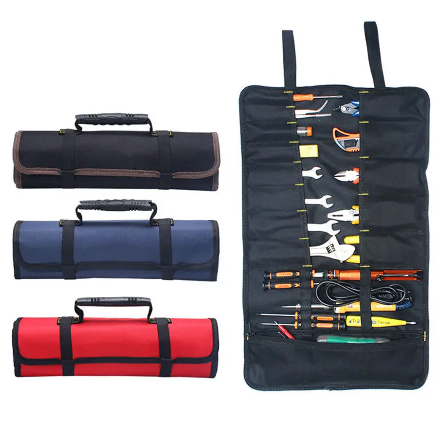 

Multfunction Tool Bags Practical Carrying Handles Oxford Canvas Instrument Case