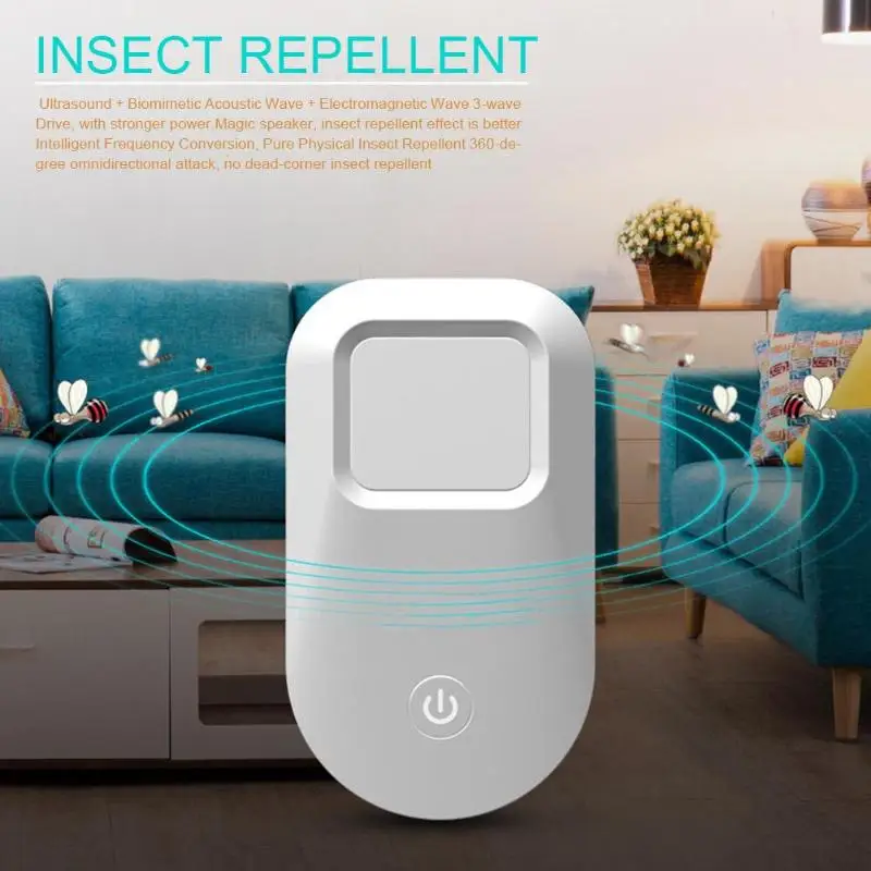 

Pest Control Ultrasonic Repeller Rodent Insect Repellent Mosquito Killer Mole Mouse Cockroach Mice Control