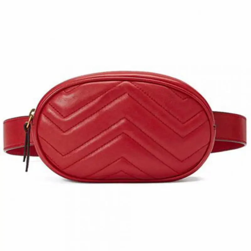 Buy Luxury Design Women Pu Leather Waist Bag Female