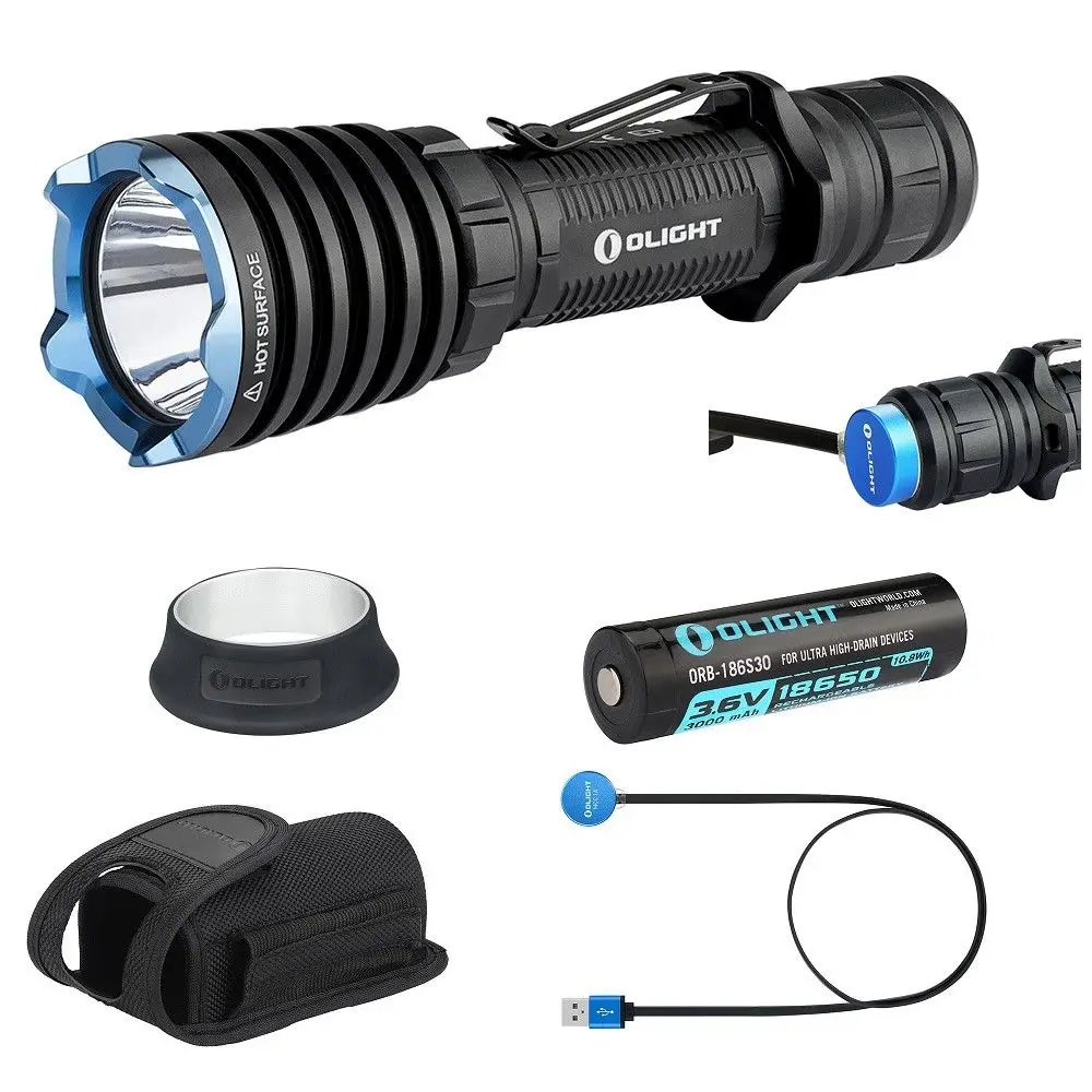 

Olight Warrior X 2000 Lumens Cree XHP35 NW LED Rechargeable Flashlight, 560-meters Long Throw