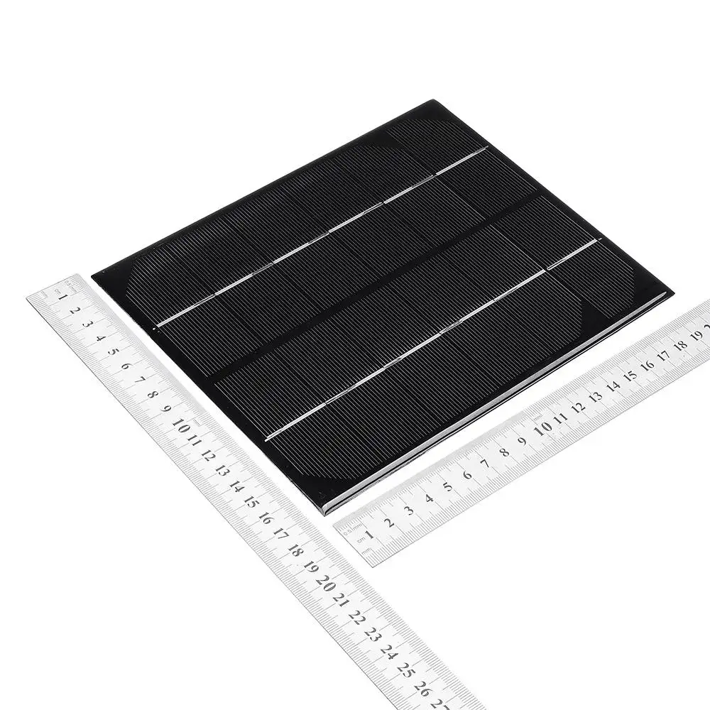 

LEORY 6V 6W DIY Solar Panel Mini Monocrystalline Silicon Photovoltaic Panel Cell For DIY Power Supply Charger