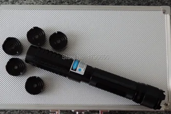 

Most Powerful 500000m 500W 450nm High Power Blue Laser Pointers Flashlight Burn Match Candle Lit Cigarette Wicked LAZER Torch