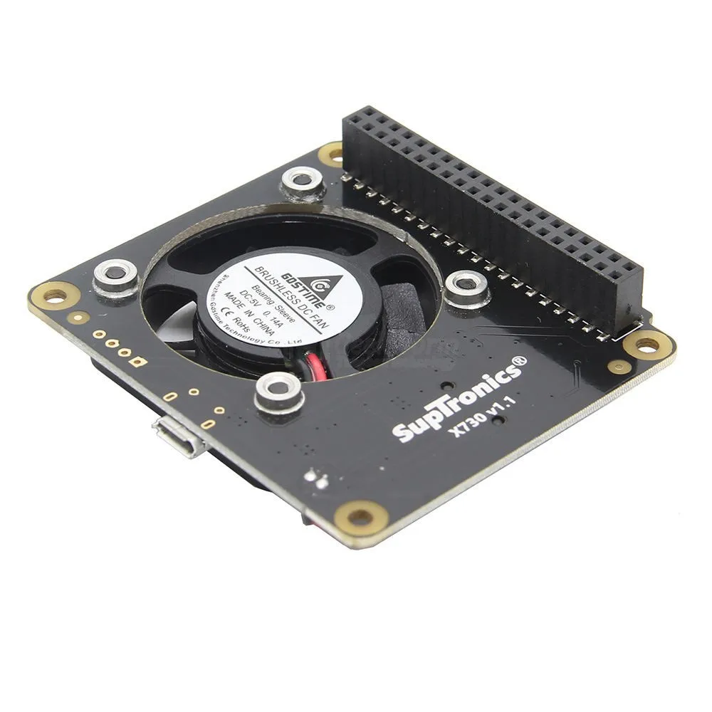 Raspberry Pi X730 управление питанием безопасное отключение функция автоматического