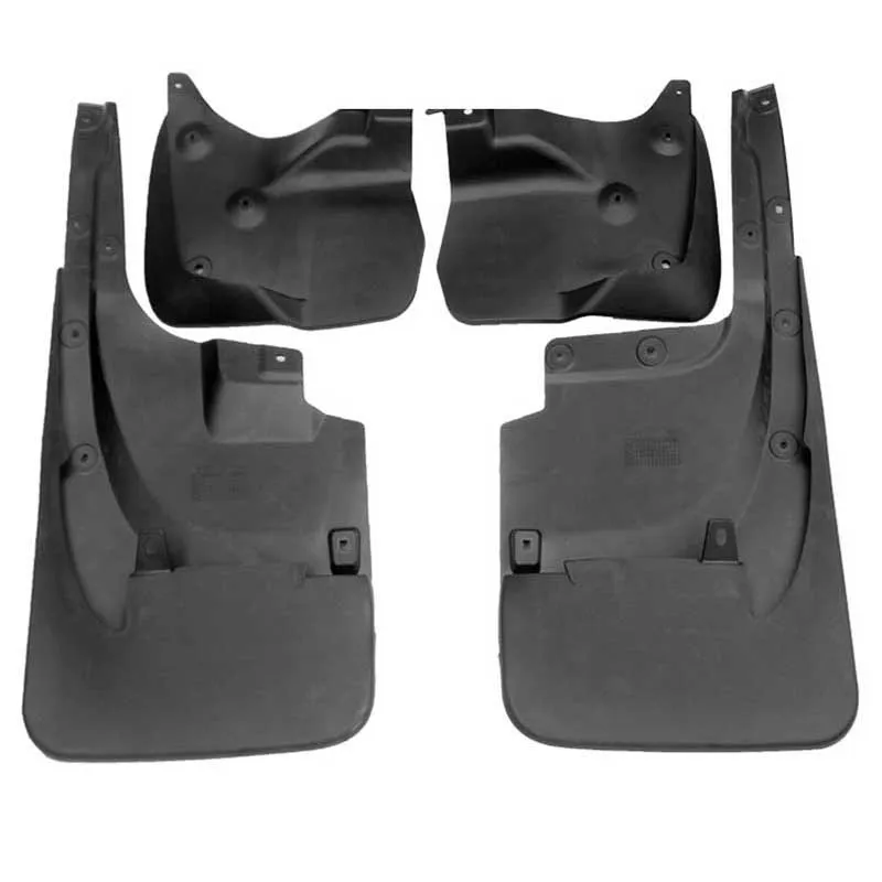 

4pcs Premium Auto Front&Rear Heavy Duty Molded Flares Splash Mud Flaps Guards Fenders For Toyota Land Cruiser Prado LC200 15-18