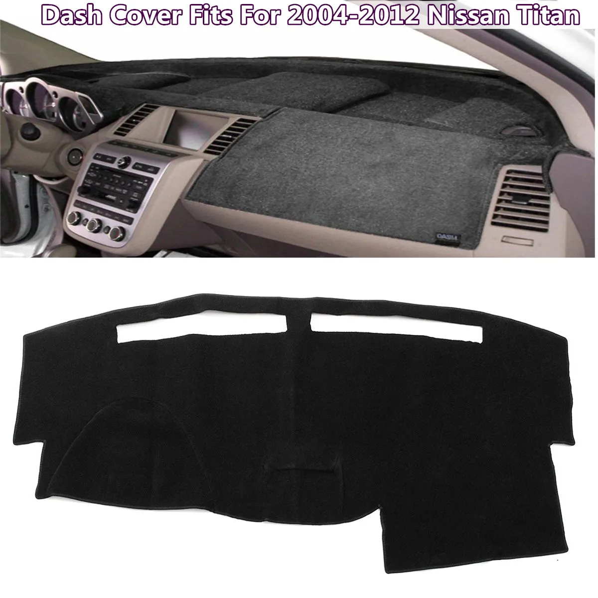 

Car Dashboard Pad Dash Cover Dash Mat Sun Shade Protector For Nissan Titan 2004 2005 2006 2007 2008 2009 2010 2011 2012