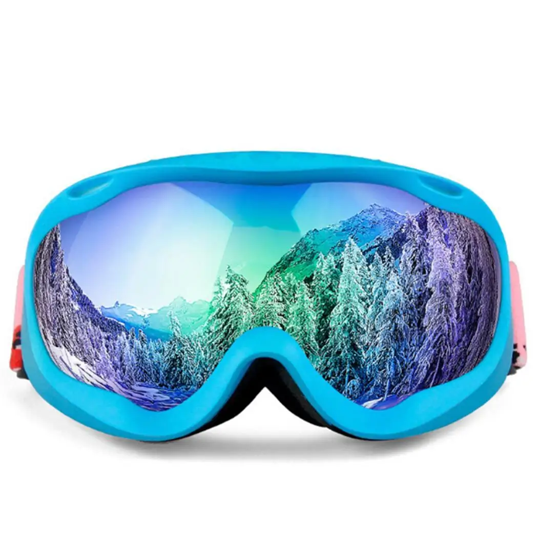 De Esquí gafas Snowboard gafas Anti-niebla 100% UV protección de doble capa esférica lentes compatible con casco medio ajuste nieve ir