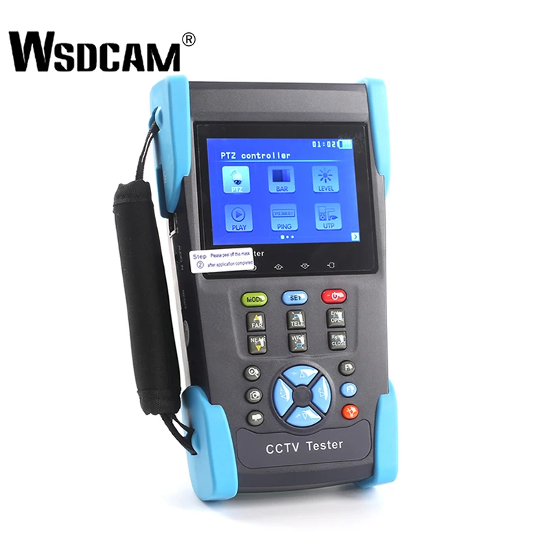 

Wsdcam HVT-2601 3.5" 480*320 Dispaly IP Camera Test Monitor TFT-LCD Camera CCTV POE Tester PTZ Controller Zoom DVR CCTV Cameras