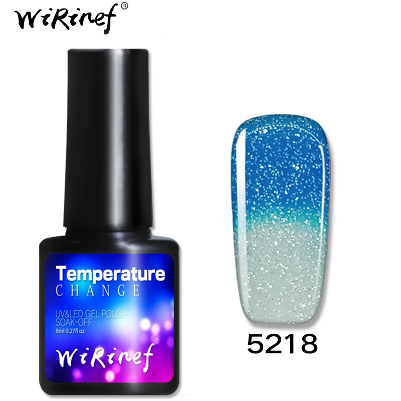 

WiRinef 28colors Temperature Change Nail Gel Polish Chameleon Varnish Nail Gels Soak Off Polish Nails Art Manicure Gel Lacquer