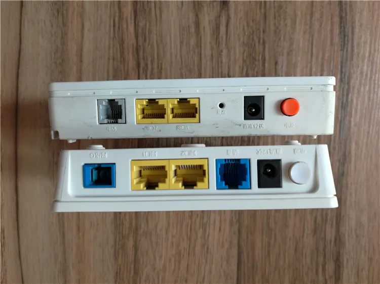 10 шт. onu gpon/epon ont hua wei FTTH fiberhome onu-модем Secondhand hg8120c 1FE+ 1FE+ 2 LANS gpon onu ONT с английской версией