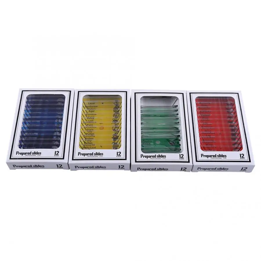 

microscope camera A Set Plastic Prepared Microscope Slides Animals Insects Plants Flowers 48pcs usb microscope