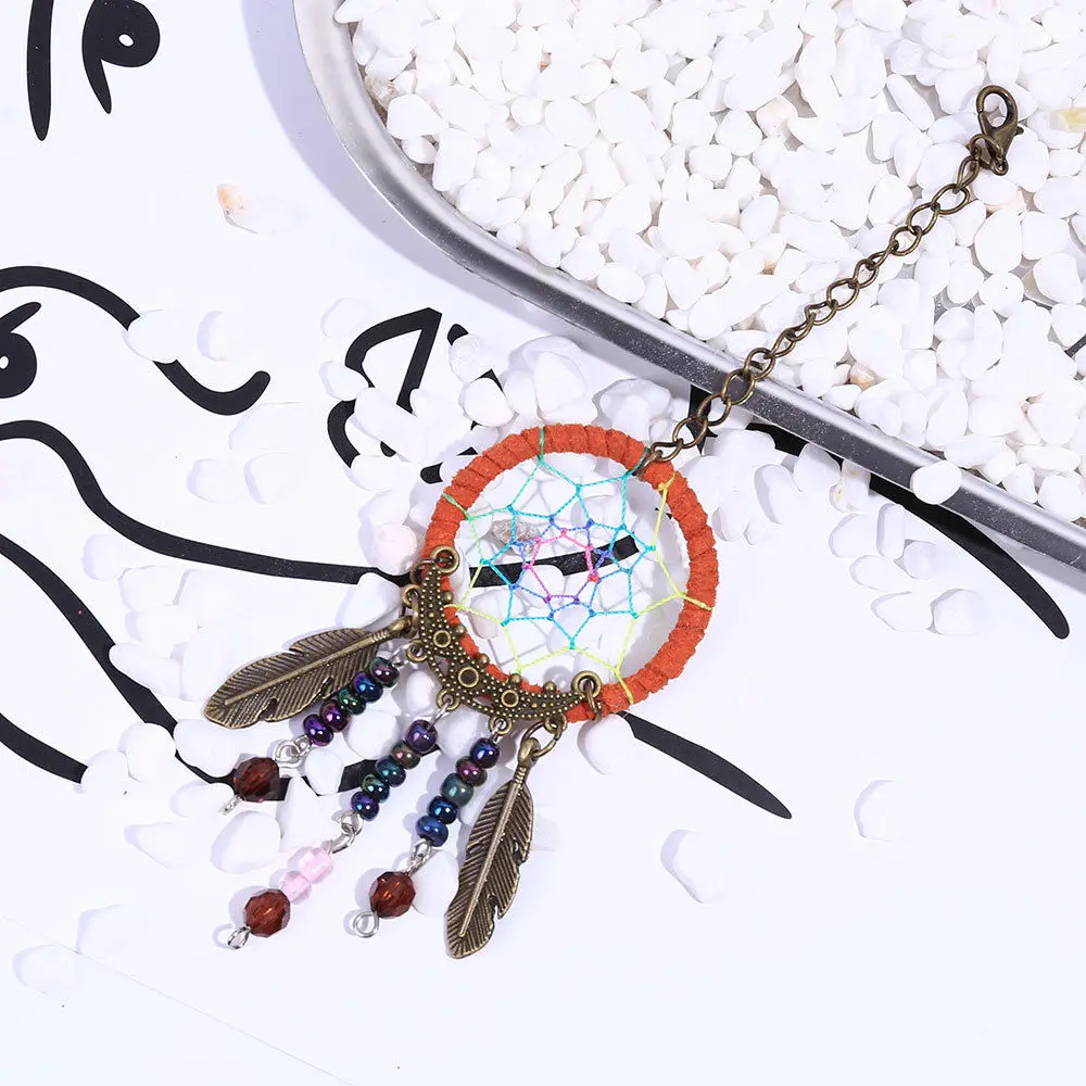 

Handmade Dream Catcher Ornaments Creative Car Decoration Gift Wind Chimes Car Pendant Hanging Decoration Ornaments Gift