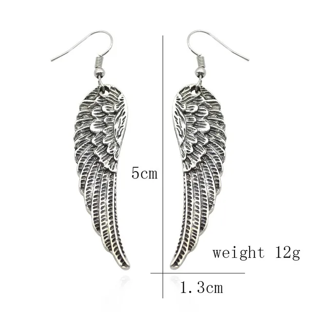 Vintage Angel Wings Earrings For Women Retro Feather Dangle Earrings Fashion Ear Party Jewelry Gift Drop Shipping Brincos - Image 6