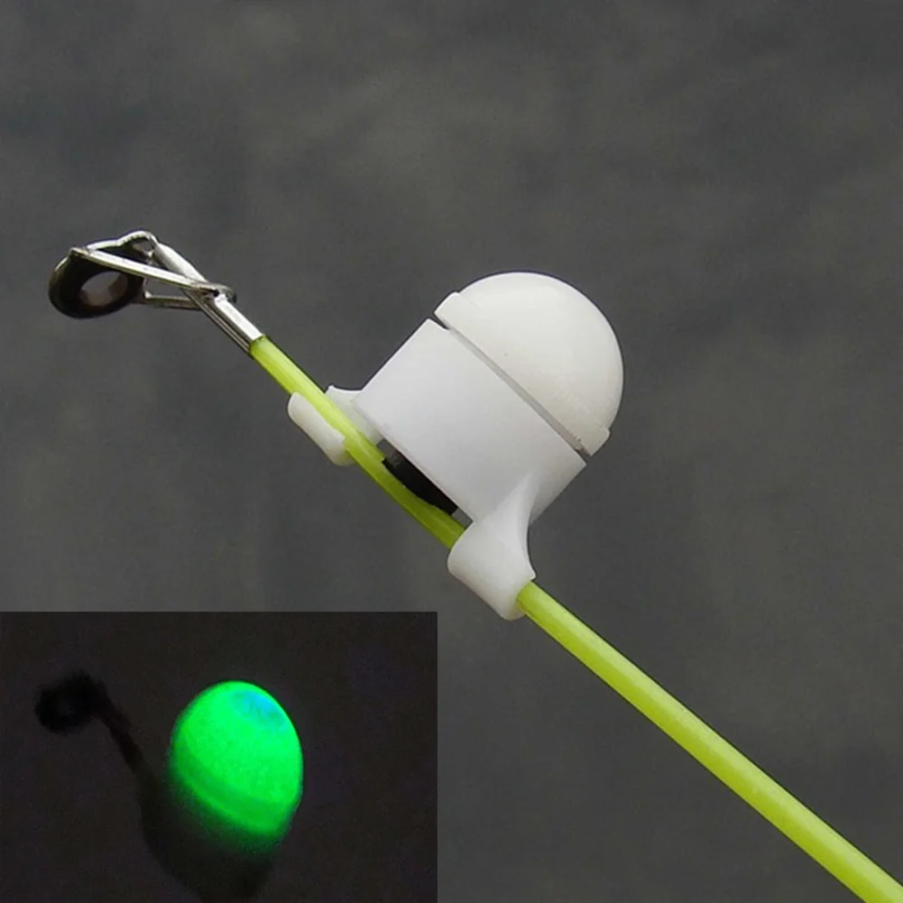

TAKEMORE7 Fish Bite Finder Alarm 0.7inx0.75in LED Light Electronic Alert Bell Clip On Fishing Rod
