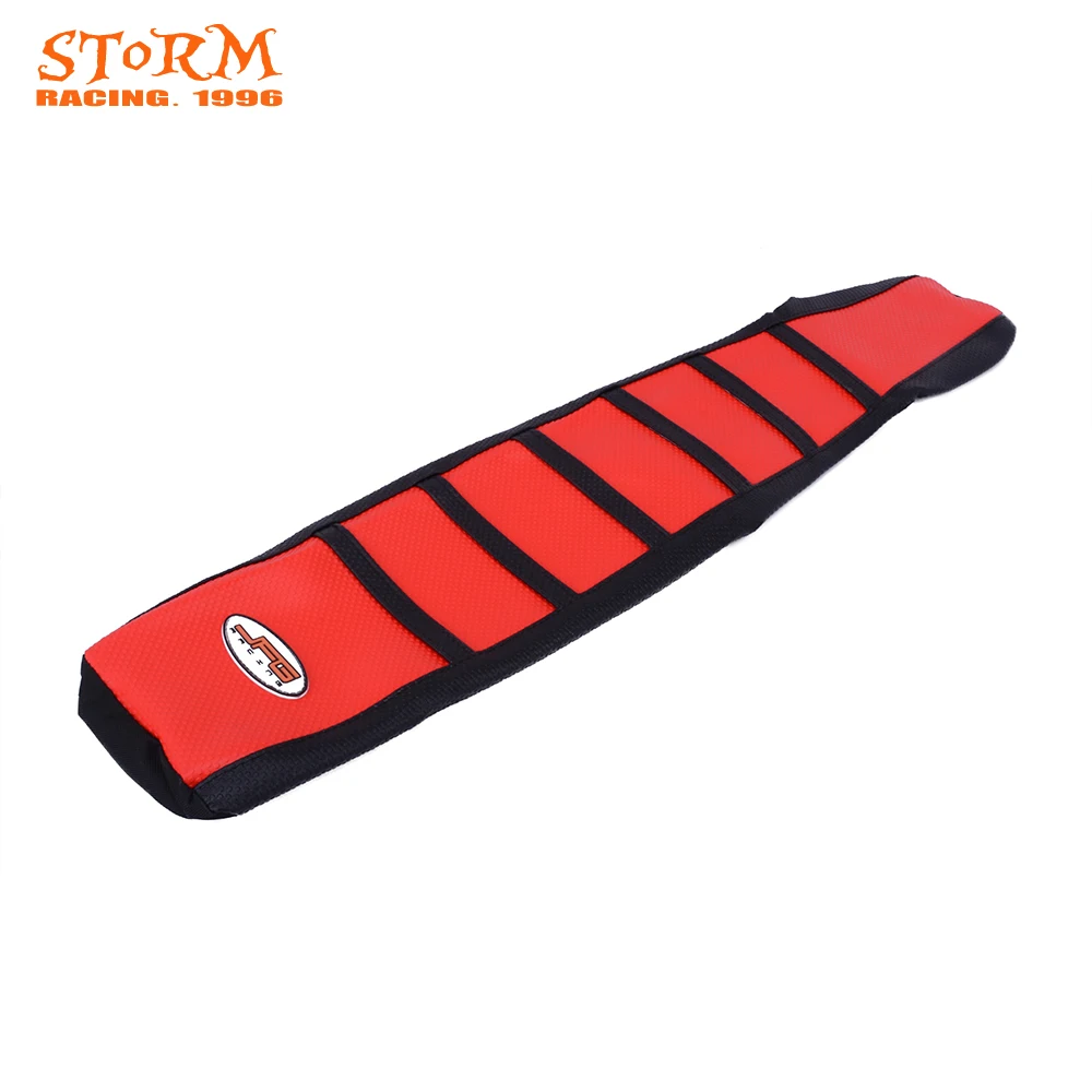 

Red Striped Rubber Gripper Soft Seat Cover For HONDA CR125 CR250 CR 125 CR 250 1994-1996 1997-1999 2000-2007 94-96 97-99 00-07
