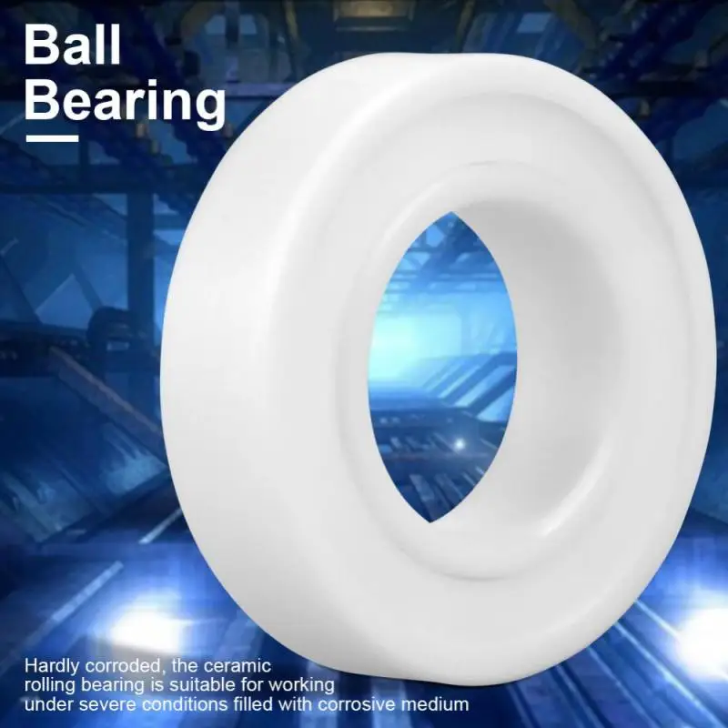 

1Pcs 6902-2RS Sealed Full Ceramic Bearing ZrO2 Ball Bearing Rodamientos Rolamento Rulman White Bearings 15x28x7mm Big Promotion