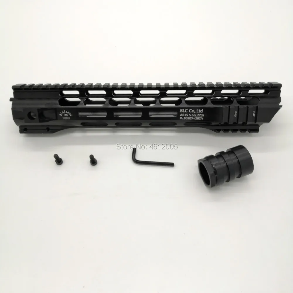 

12 inch tactical MLOK handguard Free Float Super Slim ar 15 Handguard Quad Rail for M4 M16