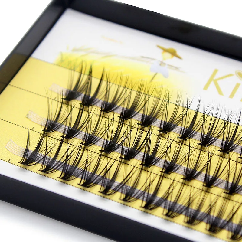 

Kimcci 20D Natural Soft False Eyelash Extension Deluxe Lashes 3D VOLUME Flase Mink Eyelashes Fans Eyelashes Makeup Black Cilia