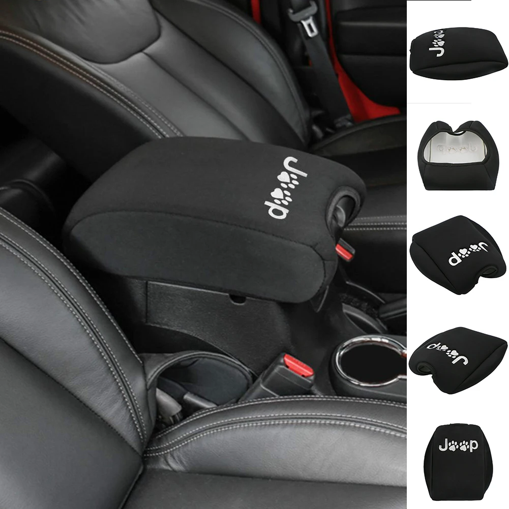 

Neoprene Center Console Armrest Pad Cover Protector Cushion for Jeep Renegade 2011- Auto Accessories
